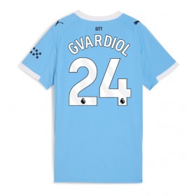 Manchester City Josko Gvardiol #24 Hjemme skjorte til dame 2025-26 Kortermet